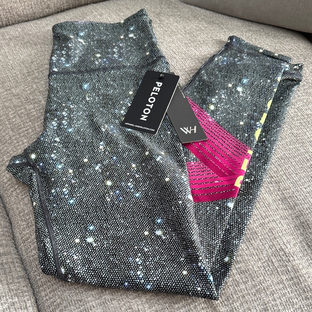 Peloton Sparkle Leggings - Reversible High Waist Holy Green Girls Night Out